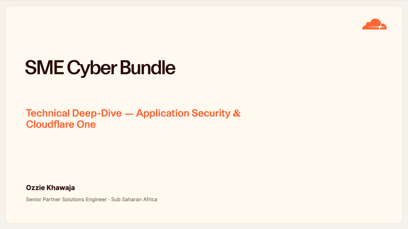 MTN Nigeria — SME Cyber Bundle cover slide
